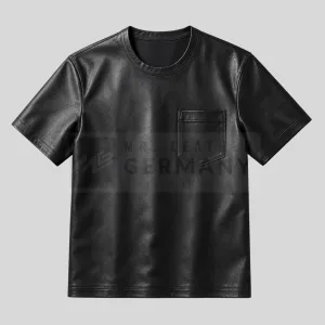 black leather t-shirt germany