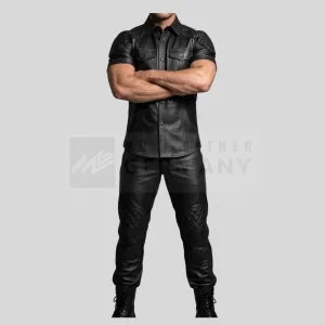 quilted leather police uniform set germany