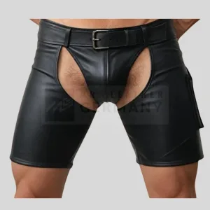 crotchless leather shorts germany