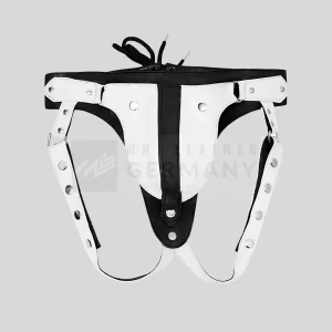 black white leather thong jockstrap germany