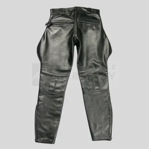 ankle zipper and seam detail