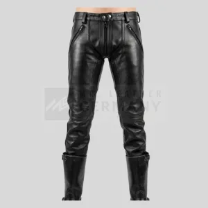 gay leather pants black germany