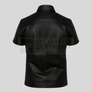 D‑ring detail sheep leather polo