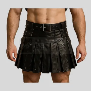 fetish design leather kilt germany