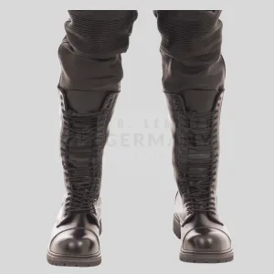 20‑Hole Leather Boots